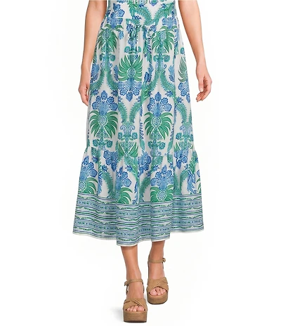 I.N. San Francisco Floral Printed Maxi Skirt