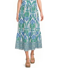 I.N. San Francisco Floral Printed Maxi Skirt