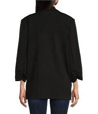 I.N. San Francisco JKT Peak Lapel Collar Roughed Blazer