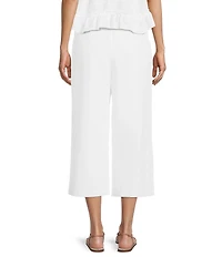 I.N. San Francisco Linen Wide Leg Crop Trouser