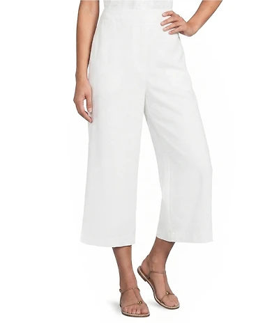 I.N. San Francisco Linen Wide Leg Crop Trouser