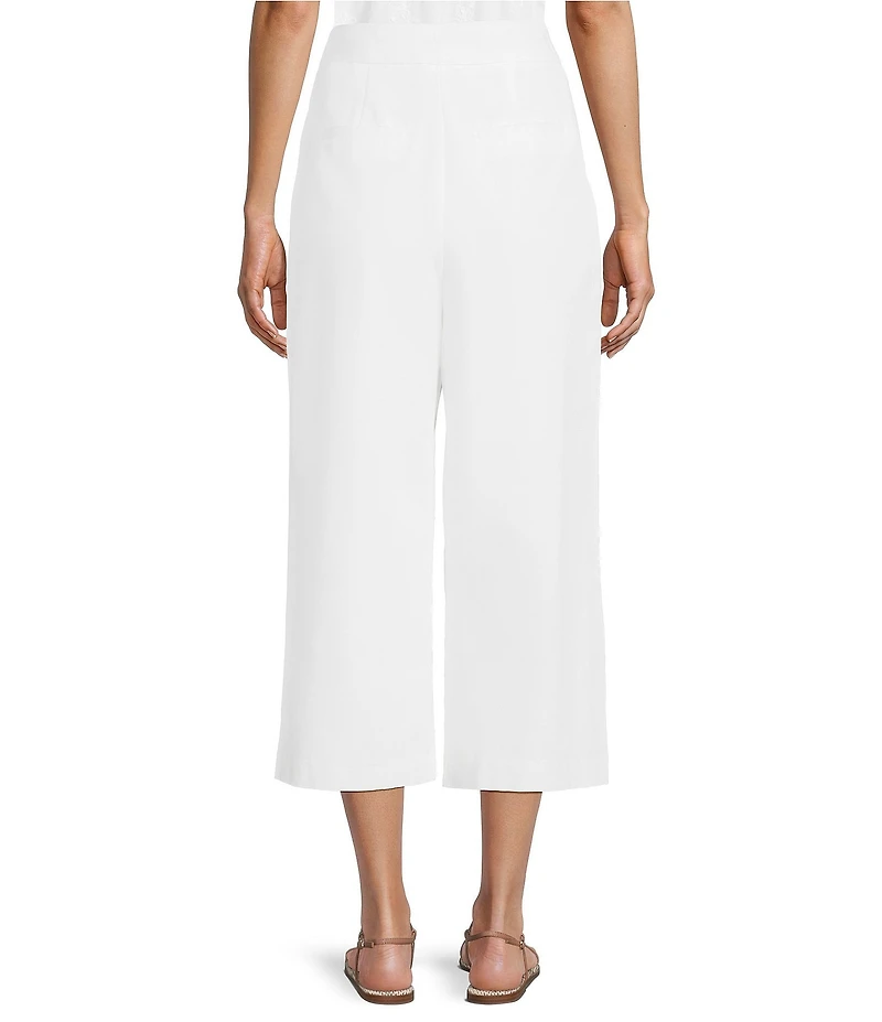 I.N. San Francisco Linen Wide Leg Crop Trouser