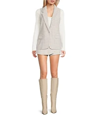 I.N. San Francisco Long Sleeve Sweetheart Neck Sweater Top