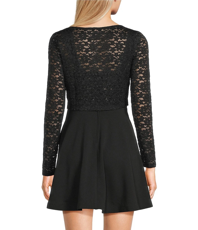 I.N. San Francisco Long Sleeve Tie Front Shrug