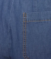 I.N. San Francisco Mid Rise Patch Pocket Wide Leg Coordinating Jeans