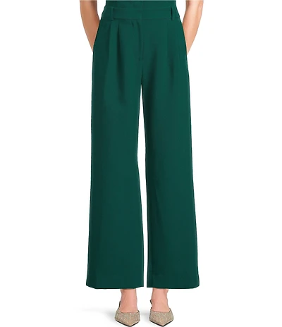 I.N. San Francisco Mid Rise Wide Leg Tailored Pants