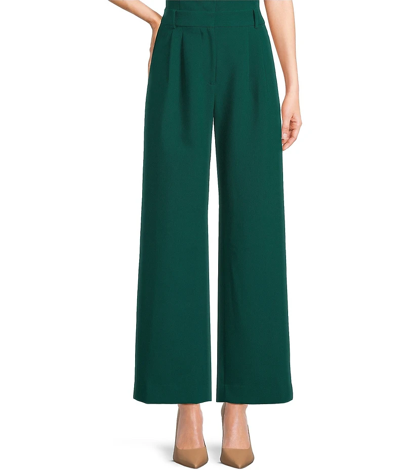 I.N. San Francisco Mid Rise Wide Leg Coordinating Tailored Pants