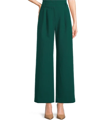 I.N. San Francisco Mid Rise Wide Leg Coordinating Tailored Pants