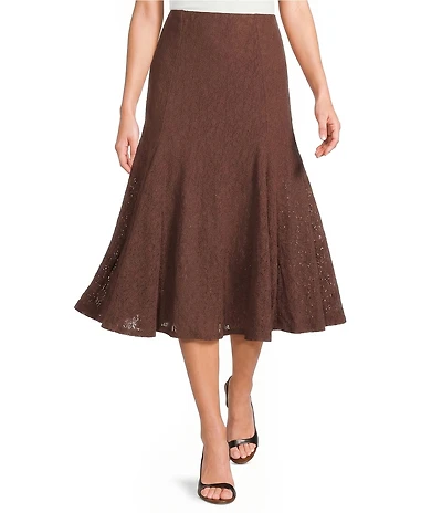 I.N. San Francisco Midi Godets Skirt