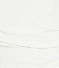 I.N. San Francisco Mock Neck Shirred Side Top