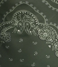 I.N. San Francisco Paisley Printed Cowl Neck Slip Dress