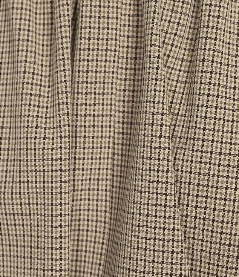 I.N. San Francisco Plaid Mid Rise Tie Front Pull On Bubble Skirt