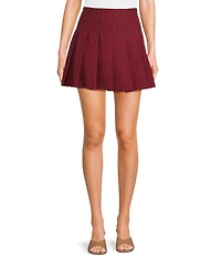 I.N. San Francisco Pleated Coordinating Mini Skort