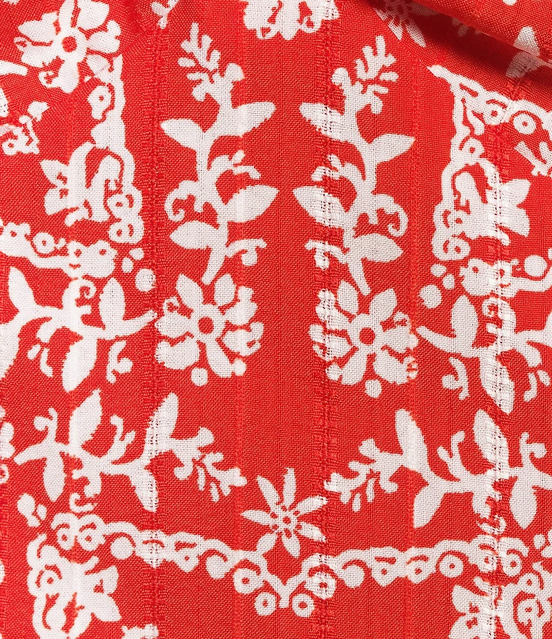I.N. San Francisco Printed Halter Tie Neck Top
