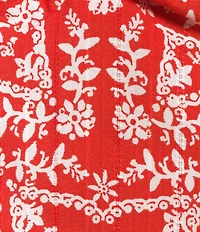 I.N. San Francisco Printed Halter Tie Neck Top