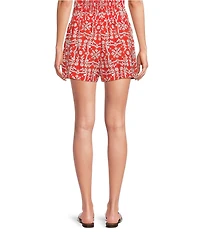 I.N. San Francisco Printed Wrap Tie Front Skort