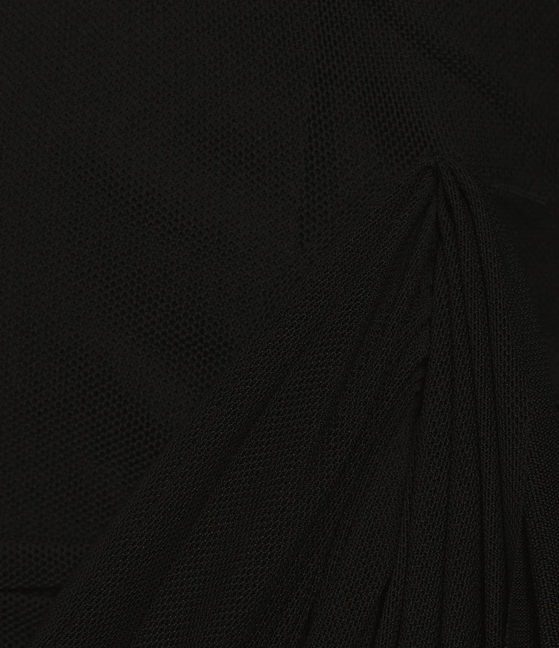I.N. San Francisco Strapless Ruched Mesh Drape Side Mini Dress