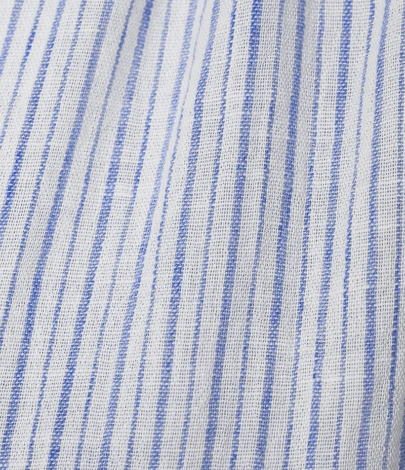 I.N. San Francisco Striped Hi-Waisted Wide Leg Pull On Pants