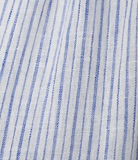 I.N. San Francisco Striped Hi-Waisted Wide Leg Pull On Pants