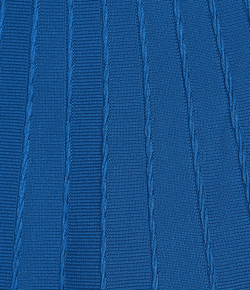 I.N. San Francisco Sweater Knit Cable Stripe Fit & Flare Mini Dress