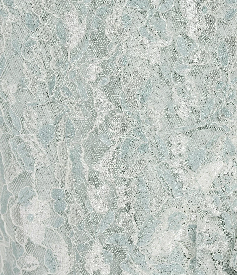 I.N. San Francisco Sweetheart Neck Corseted Asymmetrical Ruffled Hem Dress