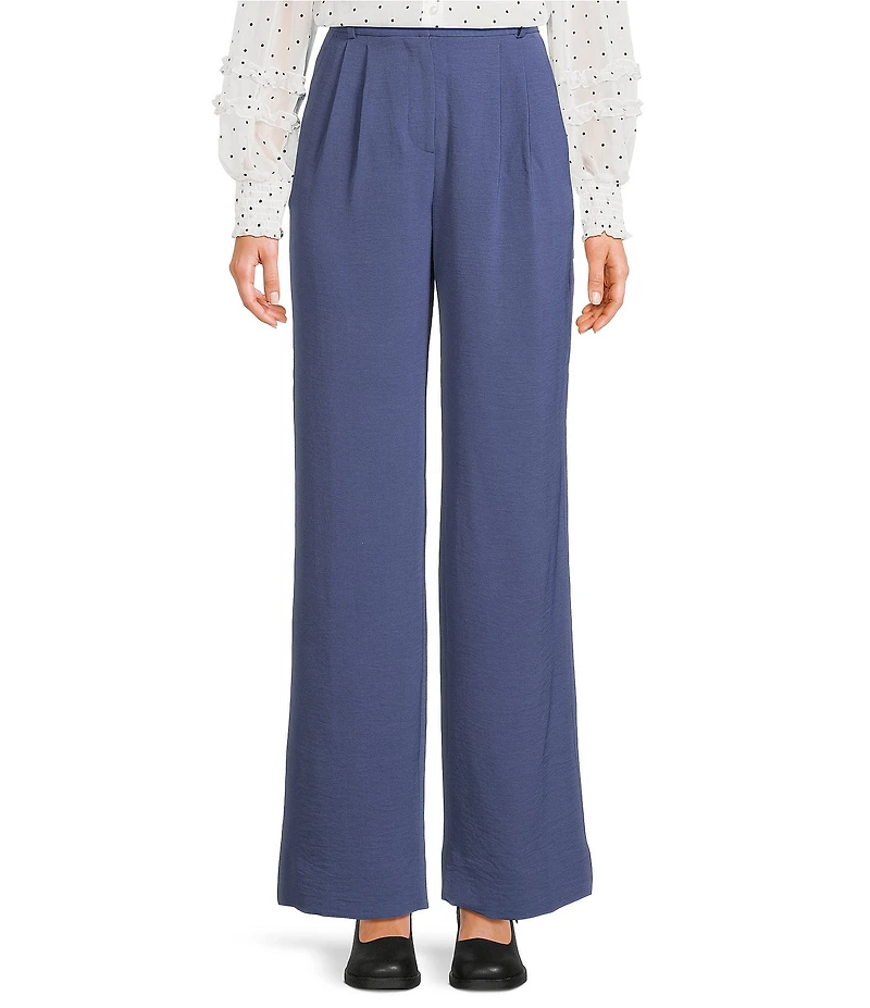 I.N. San Francisco Tailored Mid Rise Wide Leg Pants