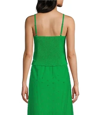 I.N. San Francisco Tie Front Corset Top
