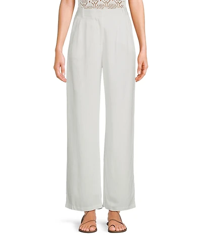 I.N. San Francisco Wide-Leg Tailored Trousers