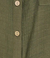 I.N. San Francisco Woven Button Front 3/4 Sleeve Shirt
