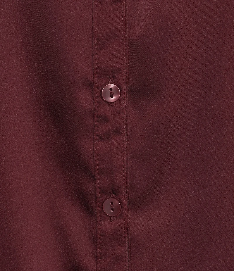 I.N.. San Francisco Collard Button Front Long Sleeve Shirt