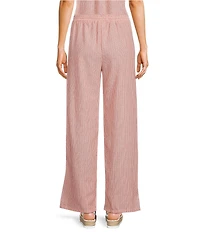 I.N.. San Francisco Striped Elastic Waist Woven Pants