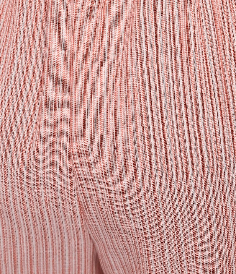 I.N.. San Francisco Striped Elastic Waist Woven Pants