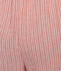 I.N.. San Francisco Striped Elastic Waist Woven Pants