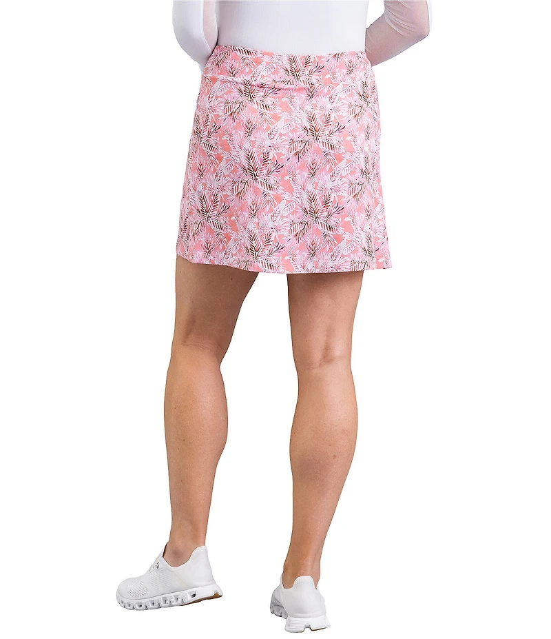 IBKUL Brianna Patterned Faux Wrap Mini Skort