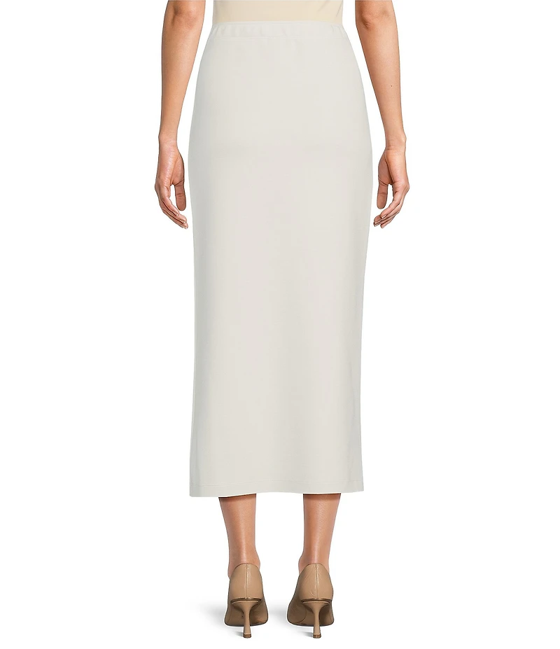 IC Collection Air Sponge Knit Pull-On Pencil Skirt