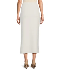 IC Collection Air Sponge Knit Pull-On Pencil Skirt