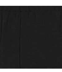 IC Collection Crinkle Woven Elastic Waist Wide Leg Pull-On Pants