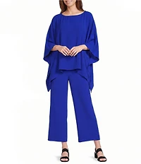 IC Collection Elastic Waist Wide Leg Pants