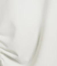 IC Collection Knit Cowl Neck 3/4 Sleeve Ruched Drape Top