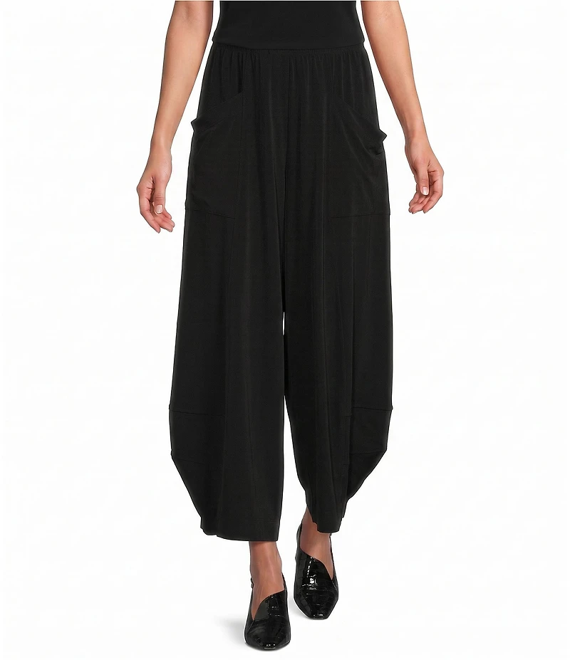 IC Collection Knit Lantern Pull-On Ankle Pant