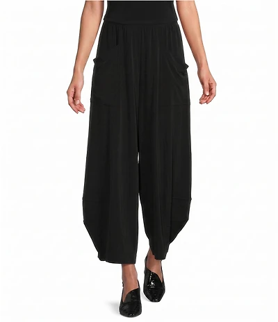 IC Collection Knit Lantern Pull-On Ankle Pant