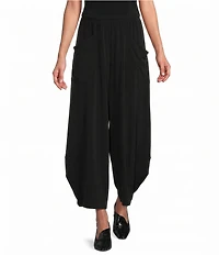 IC Collection Knit Lantern Pull-On Ankle Pant