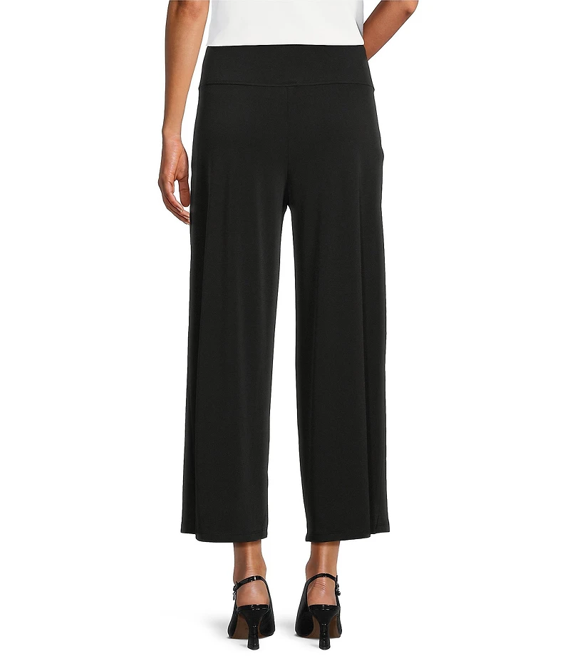 IC Collection Knit Pleated Wide Leg Pull-On Pants