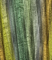 IC Collection Metallic Gradien Stand Ruffle Neck Bracelet Puff Sleeve Jacket