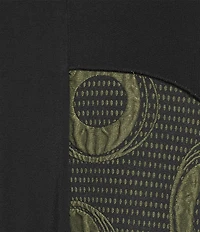 IC Collection Moon Dot Coordinating Jacquard Knit Scoop Neck Long Sleeve Asymmetrical Top