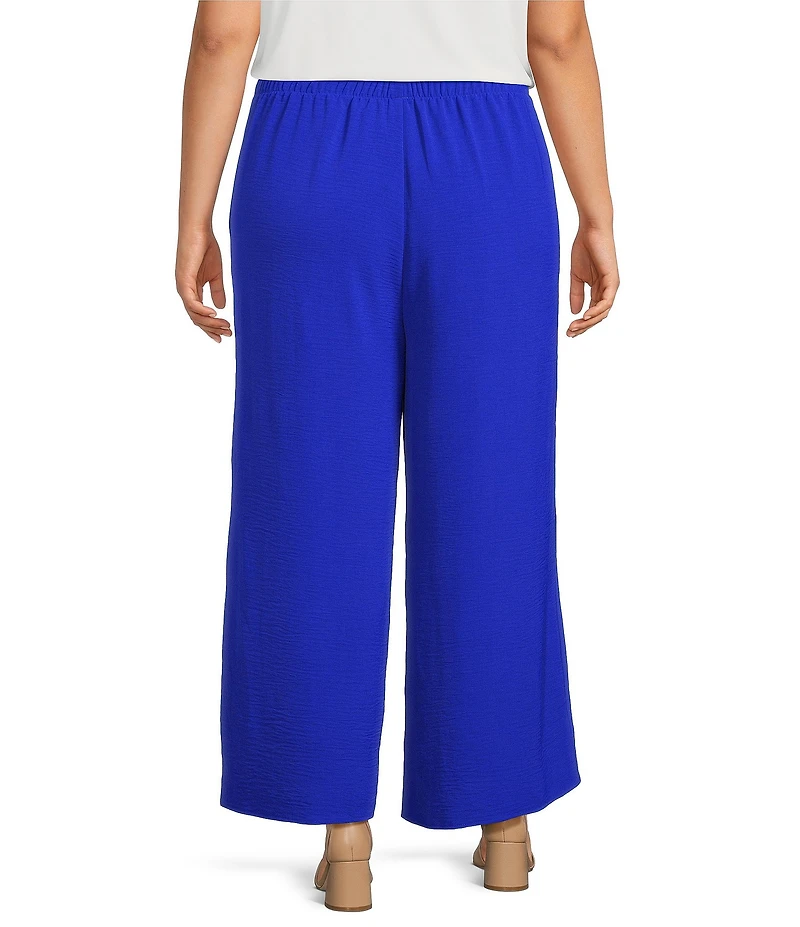 IC Collection Plus Elastic Waist Wide Leg Pants