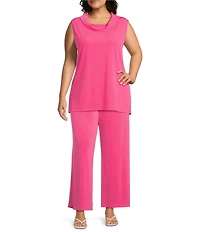 IC Collection Plus High Rise Wide Leg Coordinating Pants