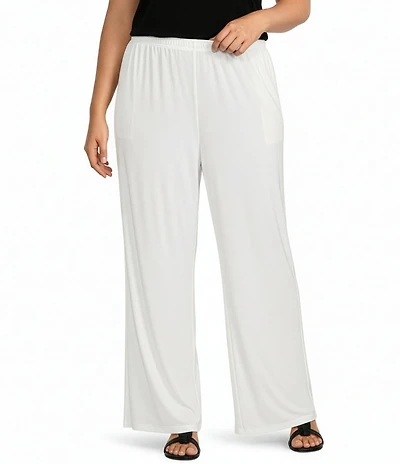 IC Collection Plus Size Wide Leg Pants