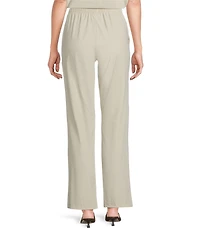 IC Collection Prada Knit Elastic Straight Leg Pants