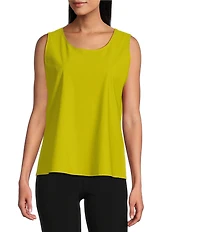 IC Collection Prada Knit Scoop Neck Sleeveless Tank